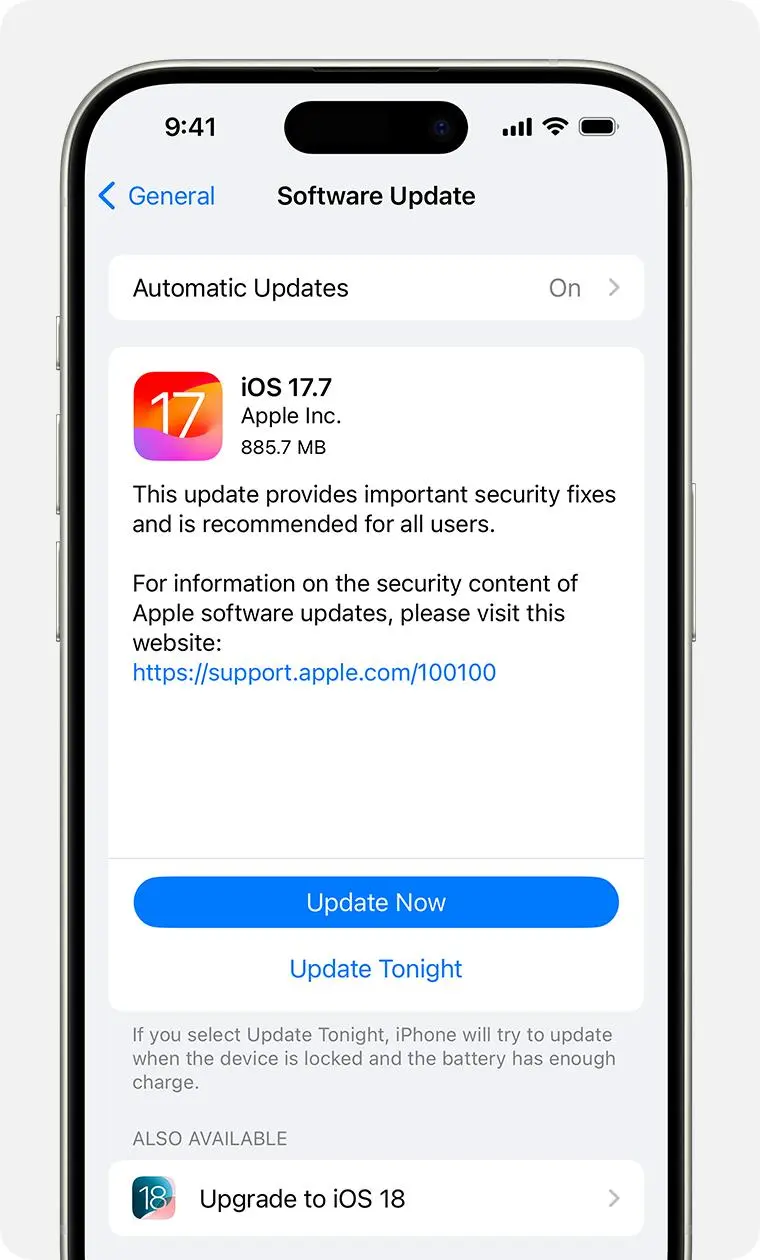 Keep Your iPhone Updated